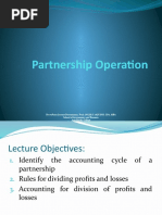 BUSACT2 Lecture 3 Partnership Operation