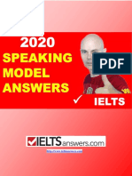 Speaking Models PDF 2020 Ieltsanswers PDF