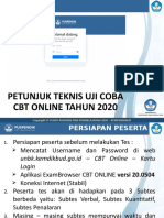 Pedoman Pelaksanaan UJI COBA CBT ONLINE TAHAP 3