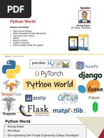 Python World: Speaker