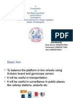 Presentation On Self Balancing Robot