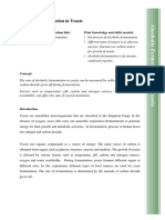 Alcoholic Fermentation in Yeasts: Relation To Topics / Curriculum Link: Prior Knowledge and Skills Needed