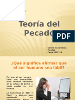 Antropología Teológica I - Teoría del Pecado