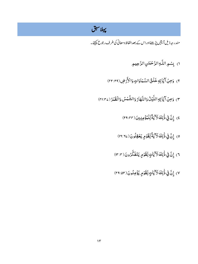 Urdu Lesson 1 – Tutorial – RANP