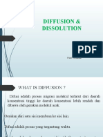 Kuliah Blok 5 - Diffusi Dan Disolusi PDF