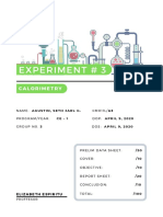 #3 Chem Lab Report - Agustin