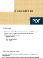 Finite State Automata: Kashiram Pokharel Hcoe