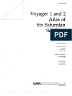 Voyager 1 and 2 Atlas of Six Saturnian Satellites