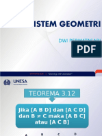 Teorema 3.12 Geometri Terurut