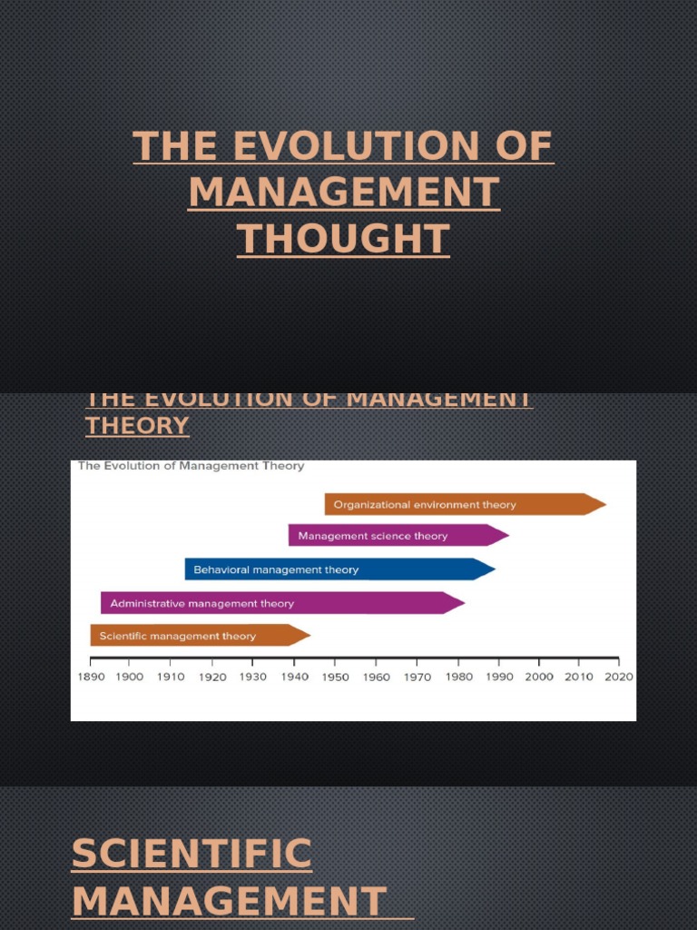 The Evolution of Management | PDF | Organizational Structure | Business