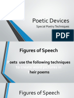 Poetic Devices: Special Poetry Techniques