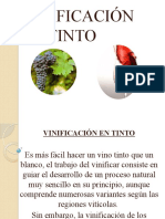 Vinificación en Tinto