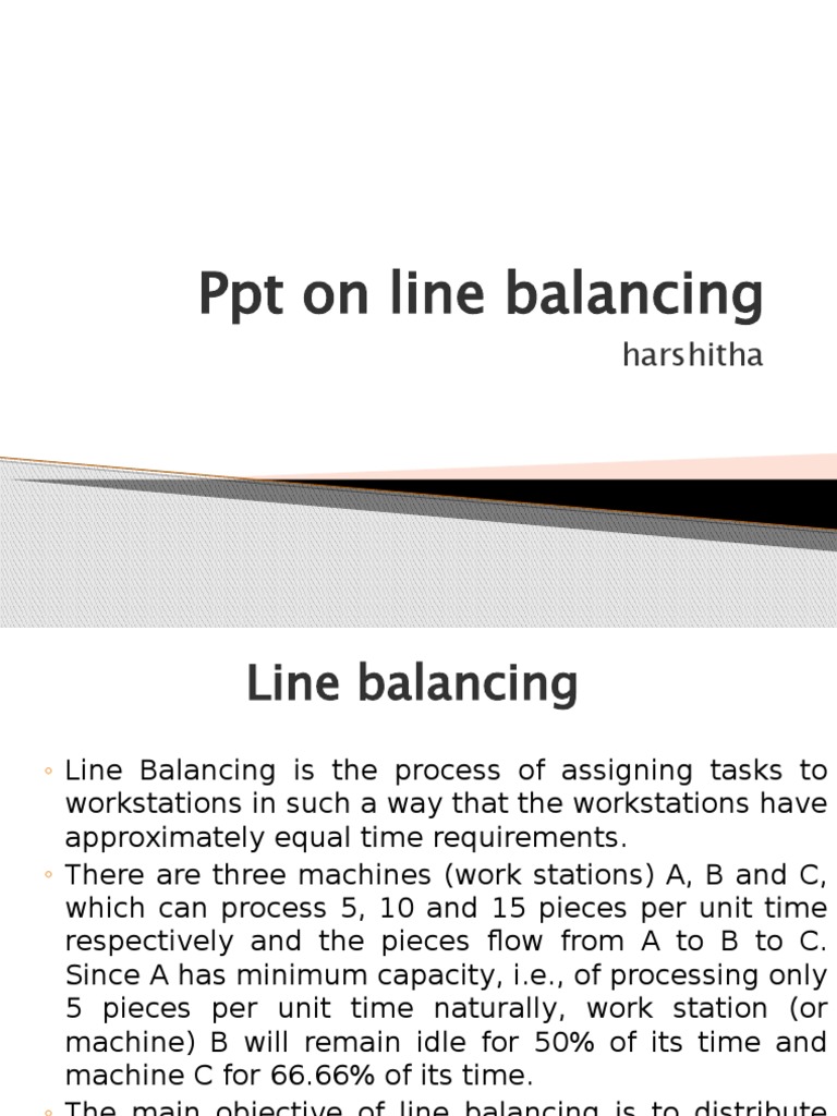 On Line Balancing | PDF | Applied Mathematics | Business