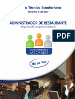 Administrador de Restaurante