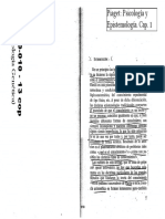 Psicología y Epistemologia Piaget Lectura Avanzada PDF