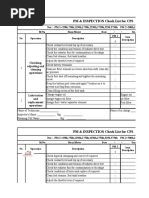 Machineries Check List