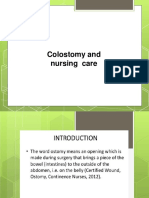 Colostomy and Nursing Care