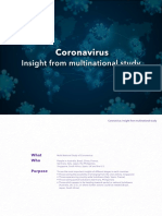 Coronavirus Insights from 13-Country Study