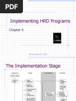 Implementing HRD Programs: Werner & Desimone (2006) 1