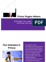 Prince Rogers Nelson: by Elizabeth Ting, Hosam Alkhatib, Cody Komorouski, and Hannah Gibson