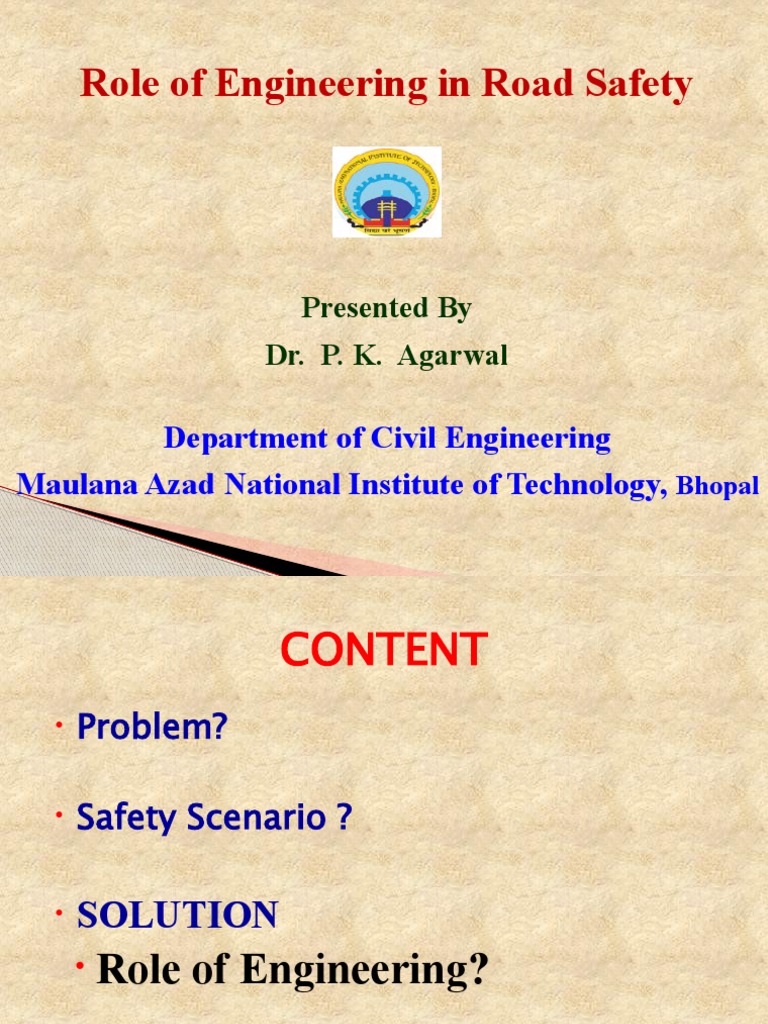 Engineering Solutions for Road Safety | PDF | Road Traffic Safety ...