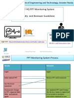NIET HQ PPT Monitoring System Faculty and Reviewer Guidelines