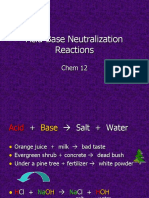 Acid-Base Neutralization 2nd