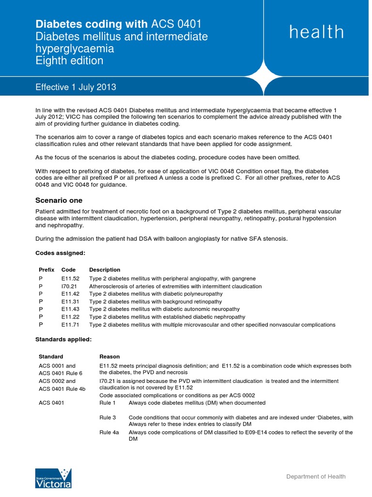 Diabetes Coding PDF PDF Diabetes Renal Function