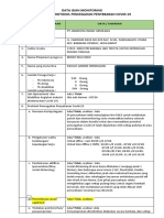 Data Isian Monitoring Covid Baru