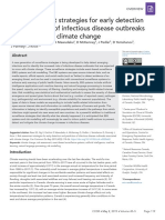 Risk Assessment Strategies For Early Detection and Prediction of Infectious Disease Outbreaks Associated With Climate Change
