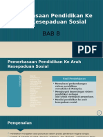 BAB 8 - Pemerkasaan Pendidikan Ke Arah Kesepaduan Sosial