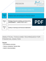 W6 - ANALYTICAL TOOLS AND TECHNIQUES FOR FINANCIAL ANALYSIS - 2020 - Final PDF