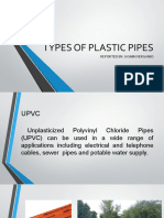 TYPES OF PLASTIC PIPES - Verganio