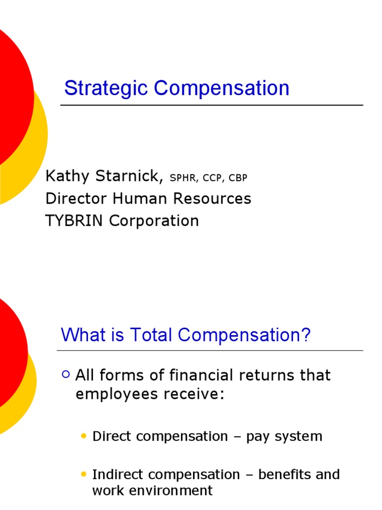 GSFPC Strategic Compensation | PDF | Employment | Salary
