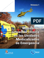 Manual de Actuación Clínica en Las Unidades Medicalizadas de Emergencia PDF