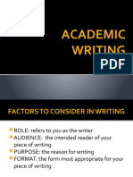 Academic Writing