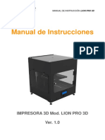 Manual Instrucciones Lion PRO 3D PDF