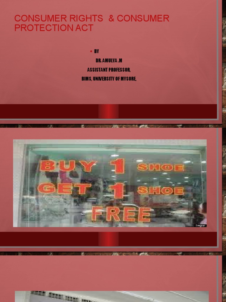 Consumer Rights N Acts | PDF | Consumer Protection | Safety