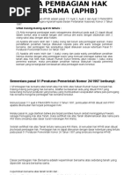 Panduan Lengkap APHB dan Pajaknya | PDF