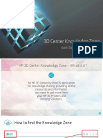 3D Center Knowledge Zone - Quick Start Guide