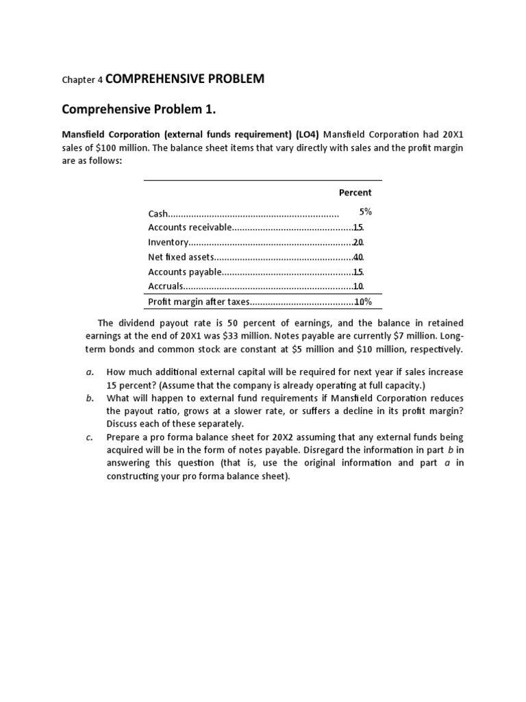 Comprehensive Problem Comprehensive Problem 1 | PDF | Retained Earnings ...