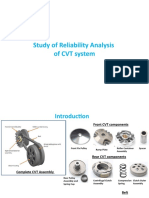 Study of Reliability Analysis of CVT System
