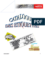 catalogue etiquettes GALIA