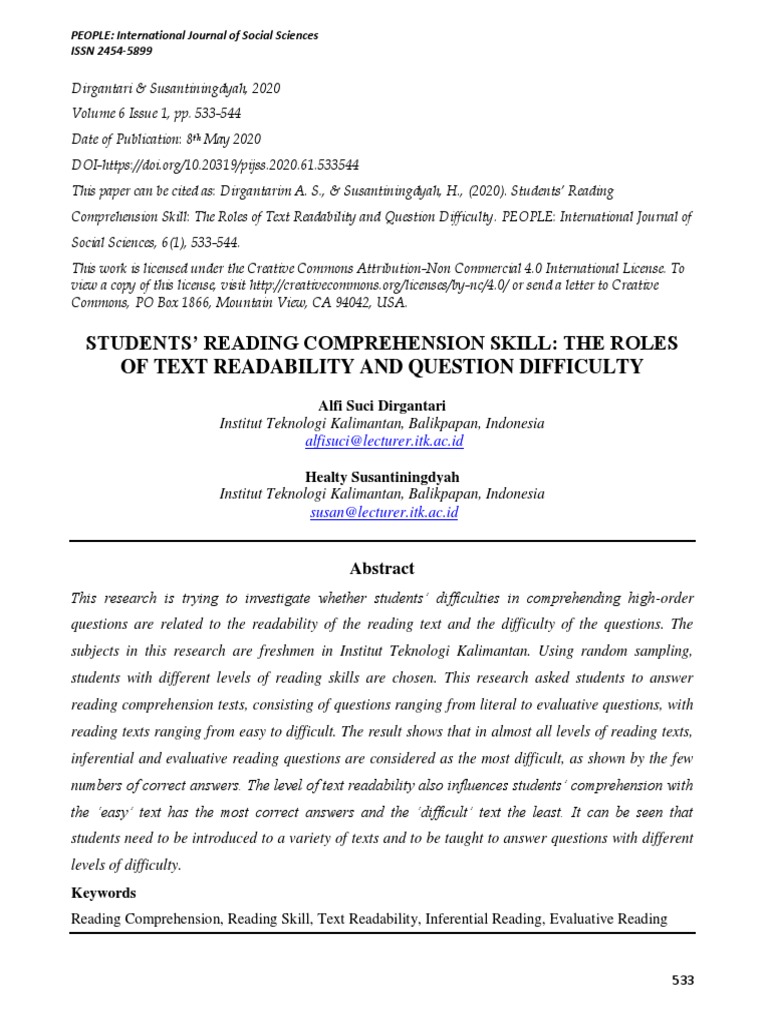 Research articles on reading skills pdf image