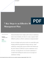7 Key Steps To An Effective Maintenance Management Plan - Comparesoft