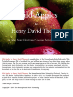 Wild Apples: Henry David Thoreau