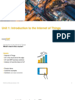 Unit 1: Introduction To The Internet of Things