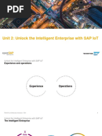 Unit 2: Unlock The Intelligent Enterprise With Sap Iot