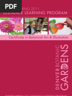 Download Botanical Illustration Certificate Program at Denver Botanic Gardens - Distance Learning Program Spring 2011 by Mervi Hjelmroos-Koski SN46047794 doc pdf
