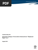 Geometric Design of Innovative Intersections "Displaced Right Turn"